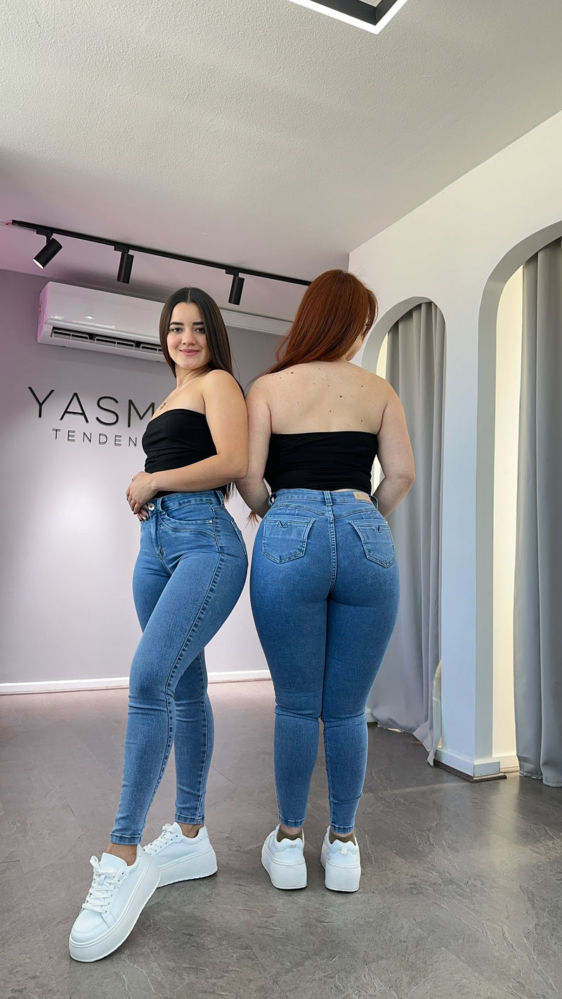 JEANS SKINNY PUSH UP GALICIA